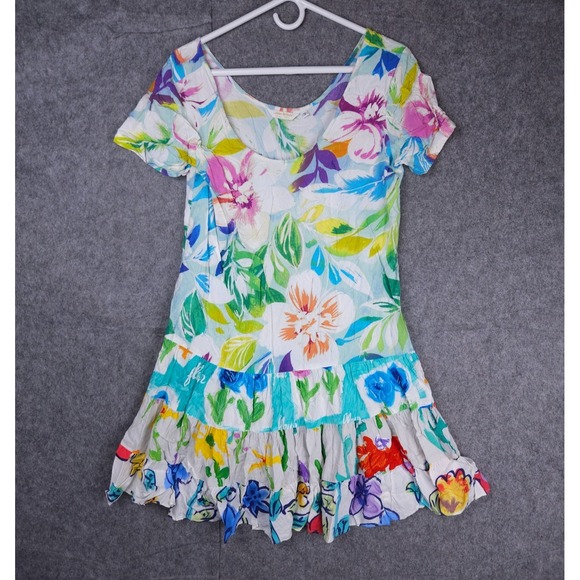 Jams World Dresses & Skirts - JAMS WORLD Dress Women's Small Hawaiian Floral Hula